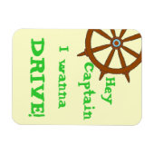 Kapitein Humoureus Yellow Magneet (Horizontaal)