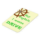 Kapitein Humoureus Yellow Magneet (Linkerzijde)