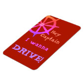 Kapitein Humoureuze Cruising Magneet (Linkerzijde)