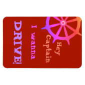 Kapitein Humoureuze Cruising Magneet (Horizontaal)