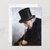 Kapitein in in Zee uit Massachusetts, 1879 Briefkaart (Voorkant / Achterkant)