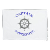 "Kapitein Indrukwekkend" Kussensloop (Voorkant)