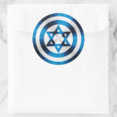 Kapitein Israel Hero Shield Ronde Sticker (Tas)