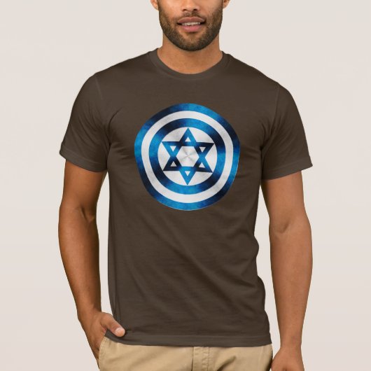 Kapitein Israel Hero Shield T-shirt (Voorkant)