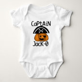 Kapitein Jack=O Halloween-overhemden en -geschenke Romper (Voorkant)