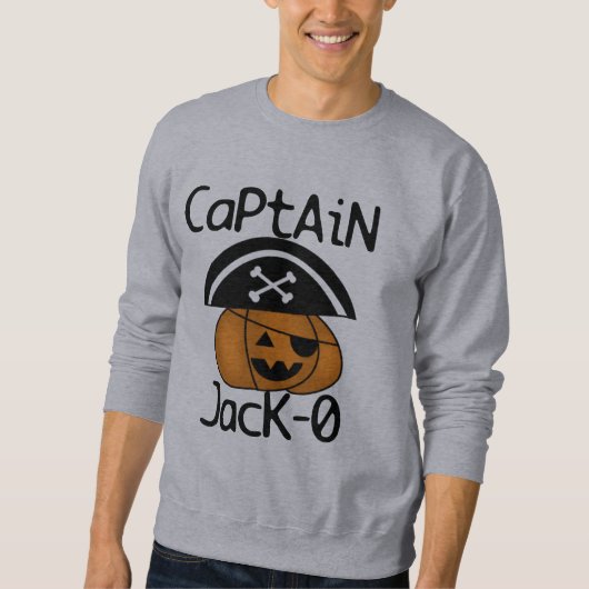Kapitein Jack=O Halloween-overhemden en -geschenke Trui (Voorkant)