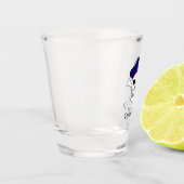 Kapitein Jack & Pirates Vlag, schedel / partijgebo Shot Glas (Links)