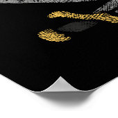 Kapitein Jack Rackham's Jolly Roger Pirate Vlag Poster (Hoek)