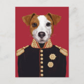 Kapitein Jack Russell Briefkaart (Voorkant)