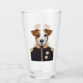 Kapitein Jack Russell Glas (Achterkant)