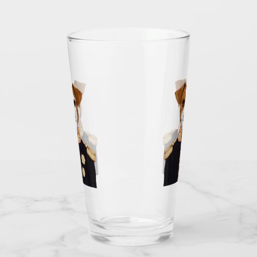 Kapitein Jack Russell Glas (Links)