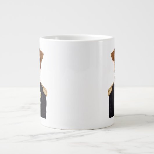 Kapitein Jack Russell Grote Koffiekop (Voorkant)