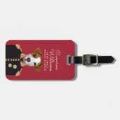 Kapitein Jack Russell | Jouw namen toevoegen Bagagelabel (Voorkant horizontaal)