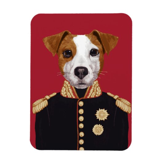 Kapitein Jack Russell Magneet (Verticaal)