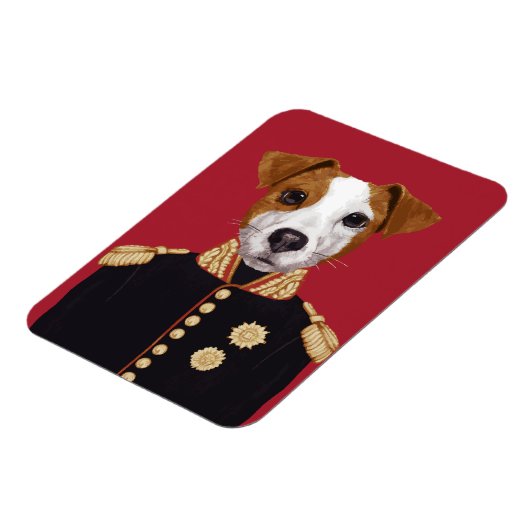 Kapitein Jack Russell Magneet (Linkerzijde)