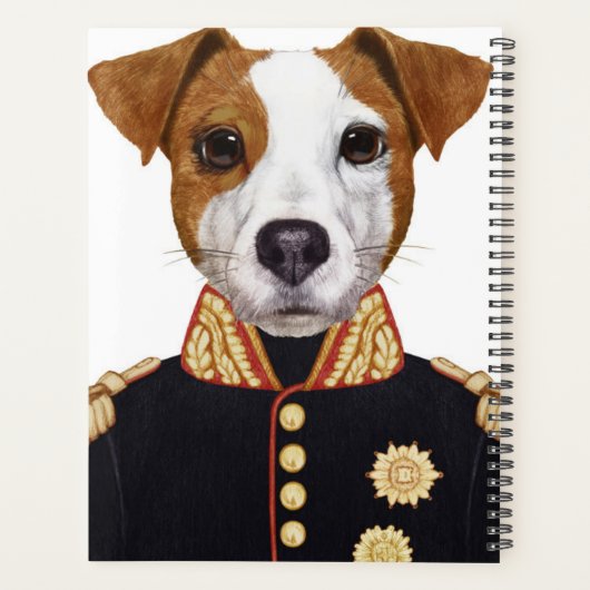 Kapitein Jack Russell Planner (Achterkant)