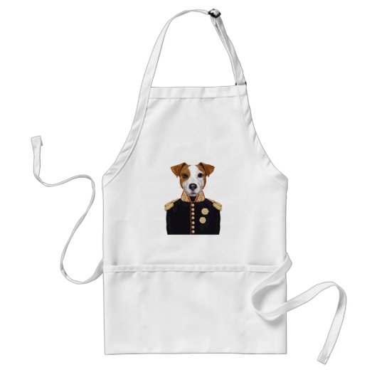 Kapitein Jack Russell Standaard Schort (Voorkant)