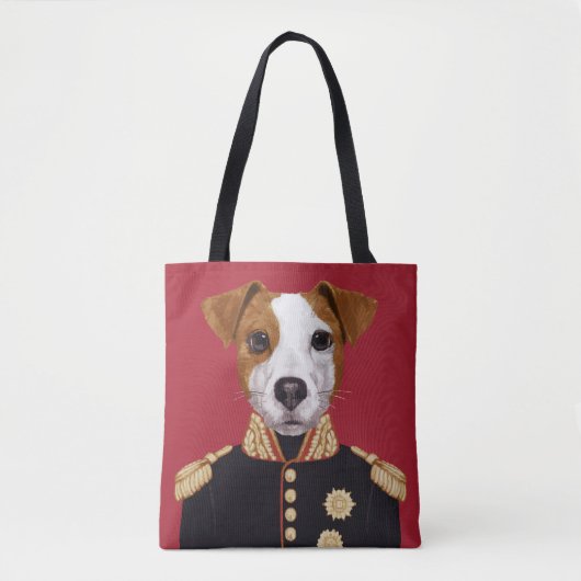 Kapitein Jack Russell Tote Bag (Voorkant)