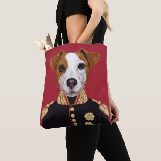 Kapitein Jack Russell Tote Bag (Dichtbij)