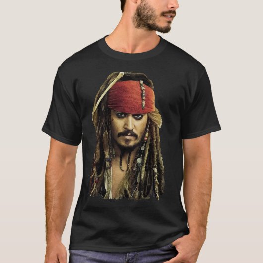 Kapitein Jack Sparrow Classic T-Shirt (Voorkant)