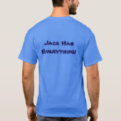 Kapitein Jack. T-shirt (Achterkant)