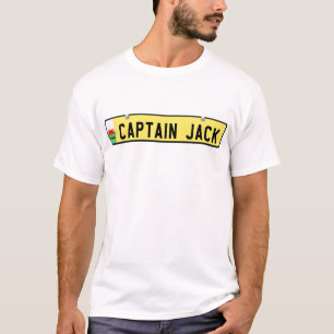 Kapitein Jack - Welsh licence bord T-shirt