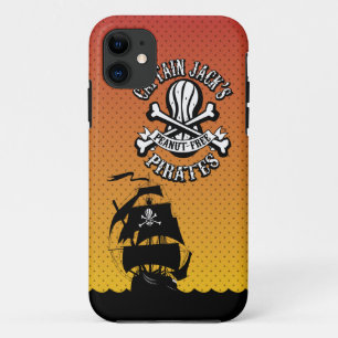 Kapitein Jack's pinda-vrije piraten iPhone 5 Hoesj iPhone 11 Hoesje