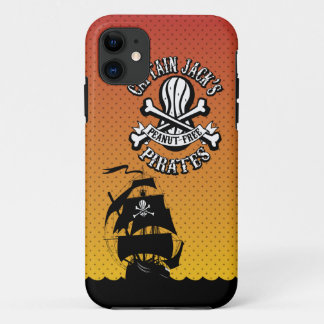 Kapitein Jack's pinda-vrije piraten iPhone 5 Hoesj iPhone 11 Hoesje