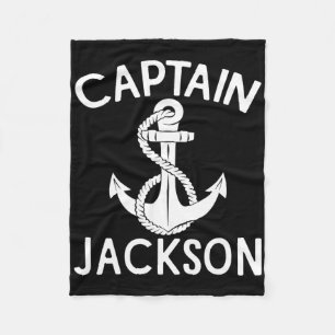 Kapitein Jackson Jachtboot Zeilen Boot Schepen Fleece Deken