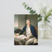 Kapitein James Cook Briefkaart (Staand voorkant)