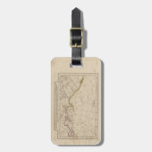 Kapitein James Cook Chart of Alaska Discovery Bagagelabel (Voorkant verticaal)