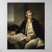 Kapitein James Cook Poster (Voorkant)
