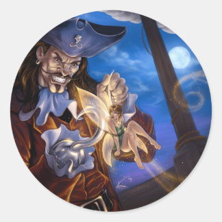 Kapitein James Ronde Sticker