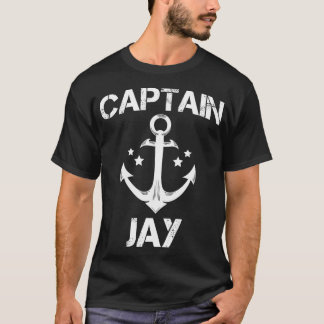 KAPITEIN JAY Grappige Verjaardag Gepersonaliseerde T-shirt