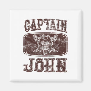  kapitein John gepersonaliseerde piraat ponton B Magneet