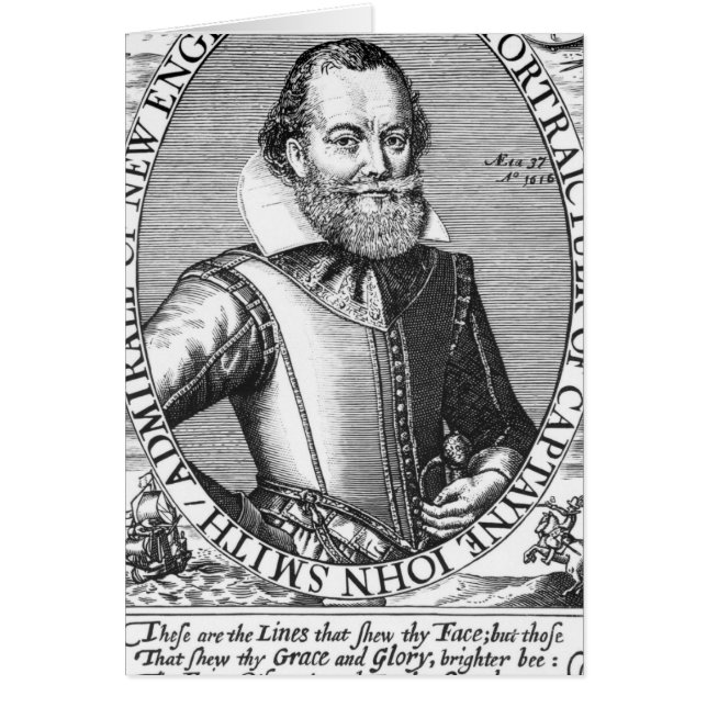 Kapitein John Smith 1st Gouverneur van Virginia (Voorkant)
