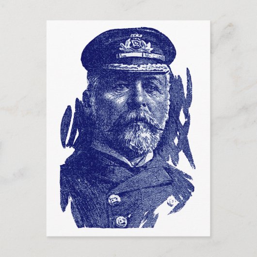 Kapitein John Smith, HMS Titanic Briefkaart (Voorkant)