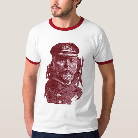 Kapitein John Smith, HMS Titanic T-shirt (Voorkant)