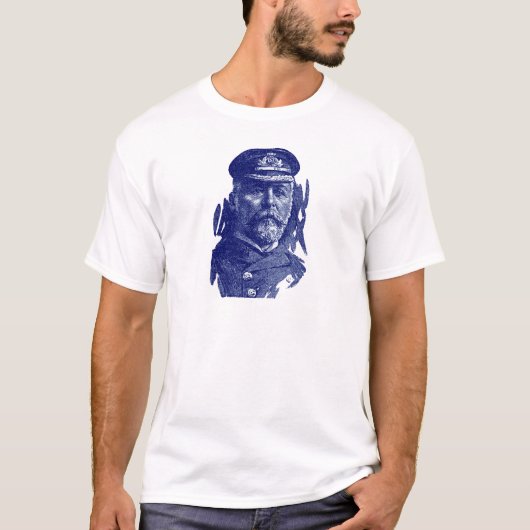 Kapitein John Smith, HMS Titanic T-shirt (Voorkant)