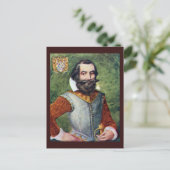 Kapitein John Smith Jamestown Colony Briefkaart (Staand voorkant)