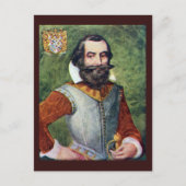 Kapitein John Smith Jamestown Colony Briefkaart (Voorkant)