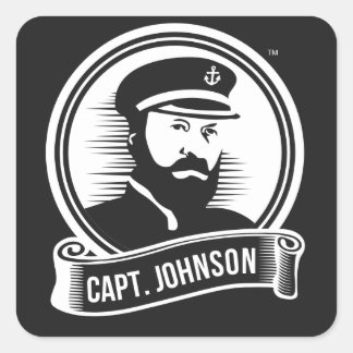 Kapitein Johnson Sticker