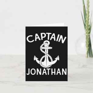 Kapitein Jonathan Boat Anchor Yacht Boating Ship Kaart