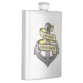 kapitein Jouw naam Anchor Flacon (Rechts)