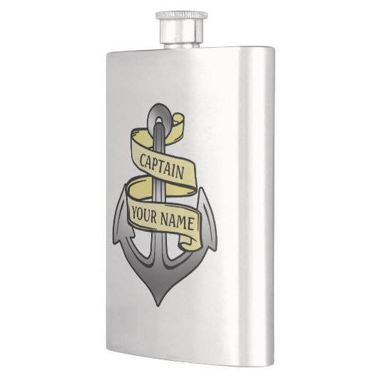  kapitein Jouw naam Anchor Flacon (Links)