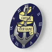  kapitein Jouw naam Anchor Grote Klok (Hoek)