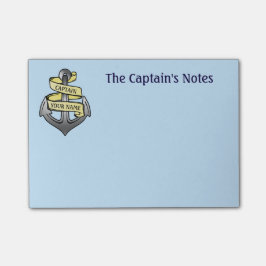 kapitein Jouw naam Anchor Post-it® Notes