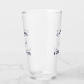 Kapitein Jouw naam Nautical Anchor Tumbler Glass (Rechts)
