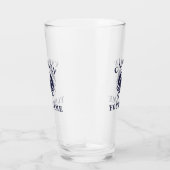 Kapitein Jouw naam Nautical Crab Tumbler Glass (Rechts)