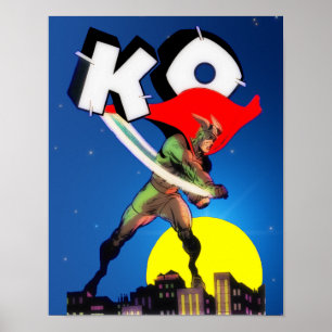 Kapitein K.O. Poster